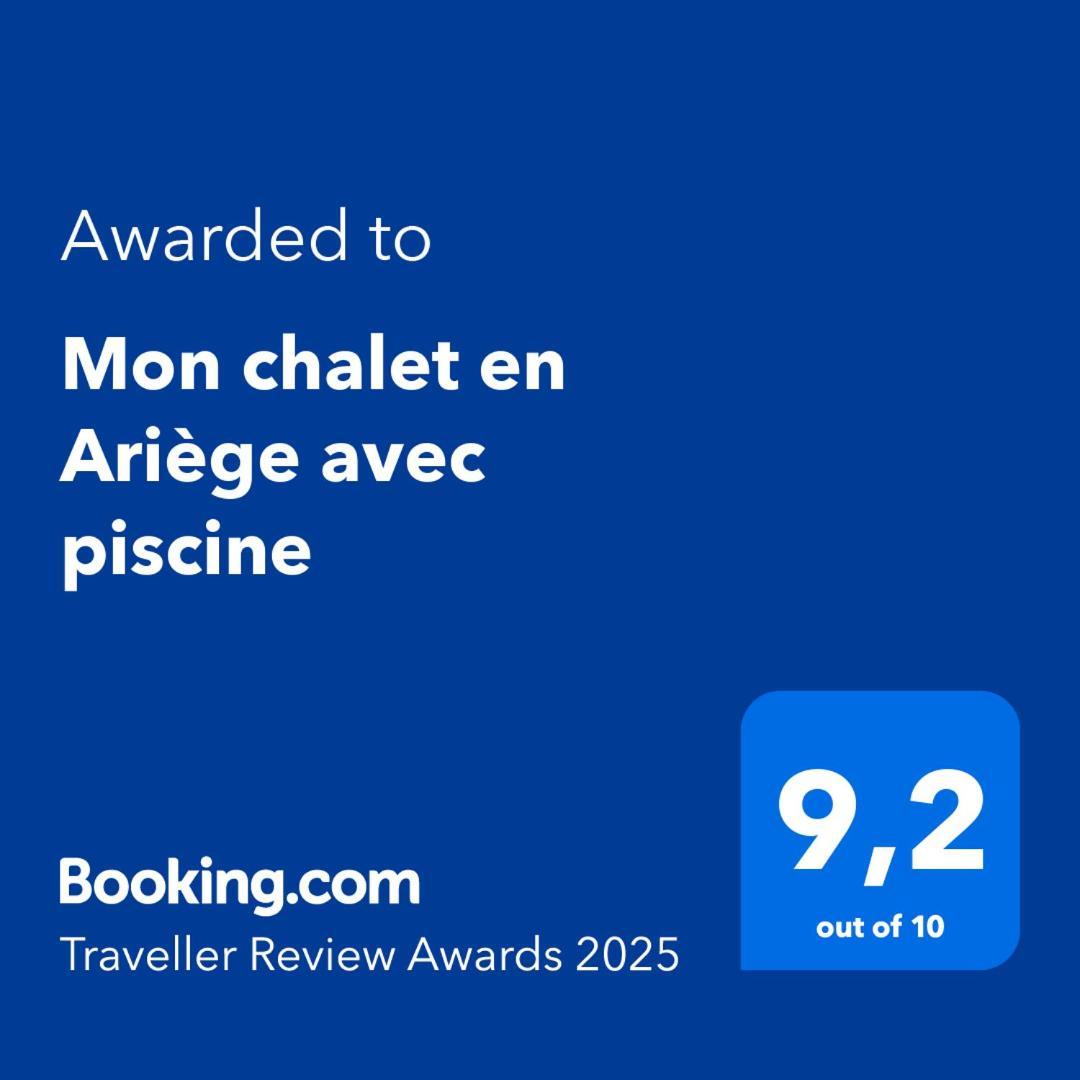 Mon Chalet En Ariege Avec Piscine Daumazan-sur-Arize Экстерьер фото
